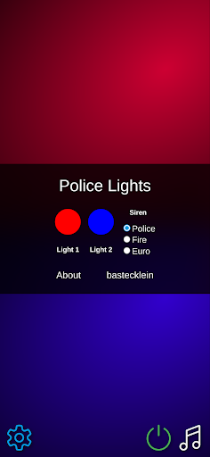 Police Lights Simulation Screen 2