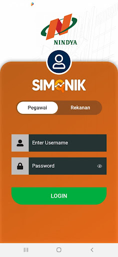 Android application SIMONIK PT Nindya Karya screenshort