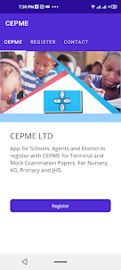 GH Cepme Exam Registration App