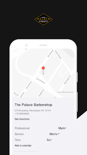 Android application The Palace Barbershop screenshort