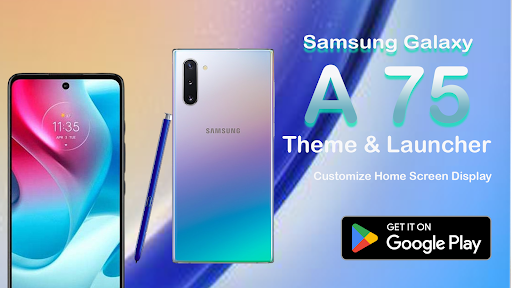 Samsung A75 Theme And Launcher Screen 2