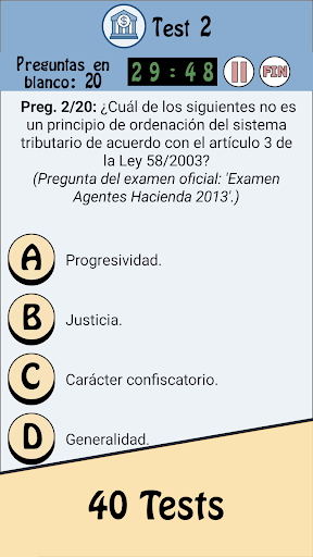 TestOpos Hacienda Pública Screenshot 4 - AppWisp.com