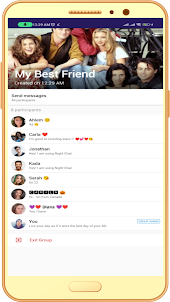 Night Chat : Chat with friends