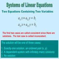 linear system with two equatio