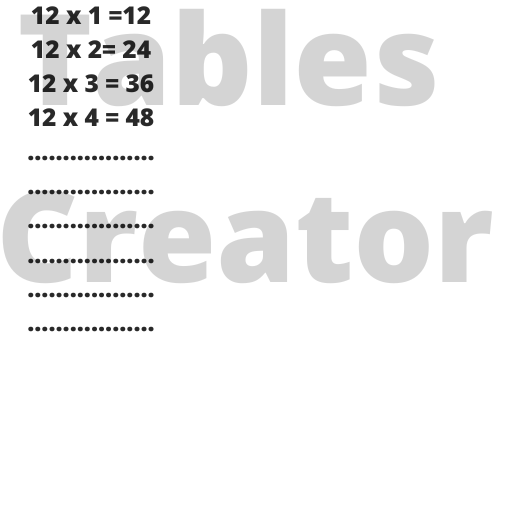 Tables Creator: Learn tables logo