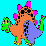 Dinosaur Coloring Pages icon