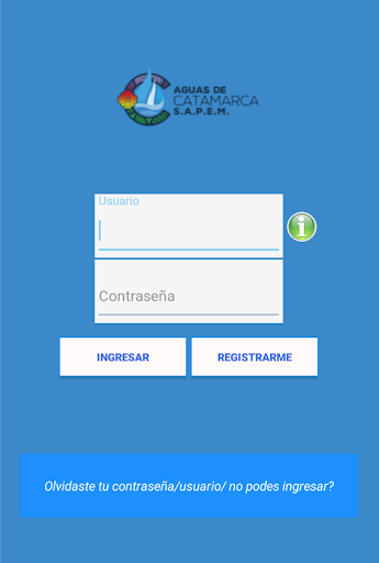Android application AQUA - Aguas de Catamarca S.A. screenshort