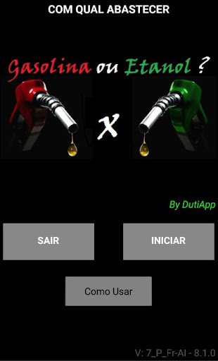 Android application ABASTECER com a melhor opção screenshort