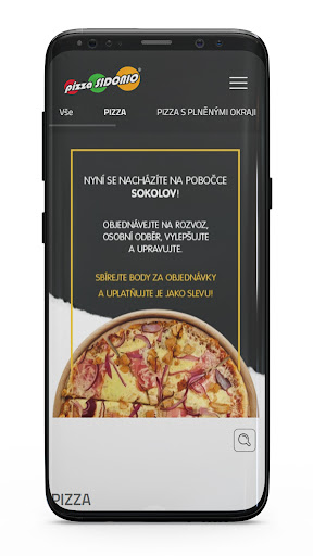 Android application Pizza Sidonio screenshort