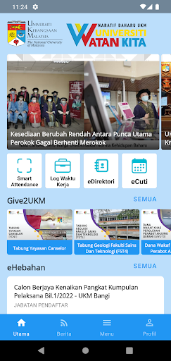 Android application MyUKM screenshort