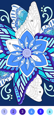 Mandala Pattern Coloring Gameのおすすめ画像4