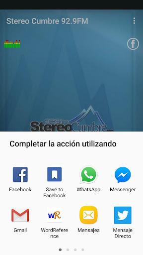 Stereo Cumbre 92.9 Screen 2
