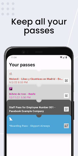 Android application Passbook Wallet | Mobile Pass screenshort