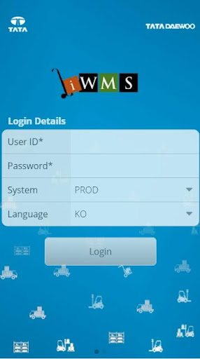 Android application Tata Daewoo iWMS screenshort