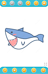 Tubarão Mageledon colorir