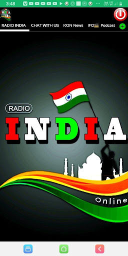 Android application RADIO INDIA screenshort