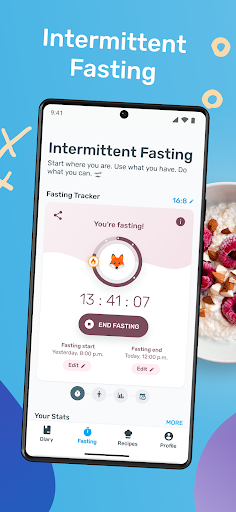 Screenshot of YAZIO Food & Calorie Counter