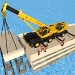 Cover Image of Download Grand Bridge Construction Simulator - Crane Driver 1.0.3 APK