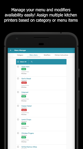 CPOS Order Manager Screen 3