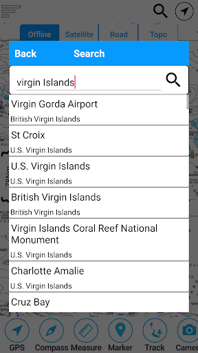 Virgin Islands Offline Charts Screen 2