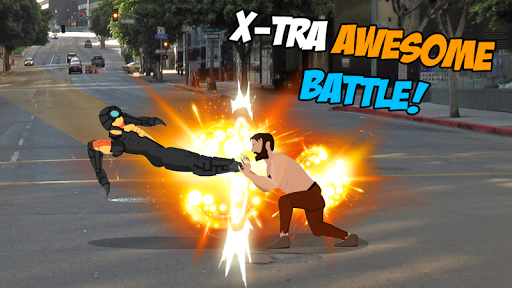 Android application Hero Street Fight: Spider Wolf screenshort