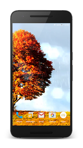 Winter and Autumn 3D Wallpaper Screen 3