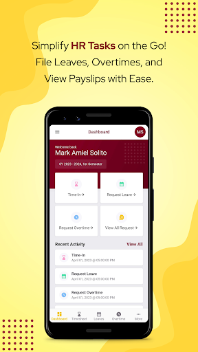 MSC HRIS Mobile Screen 2