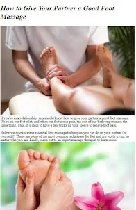 How to Give a Foot Massage
