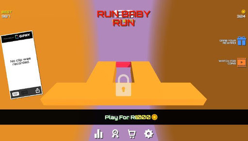 Android application Run Baby Race 3D screenshort