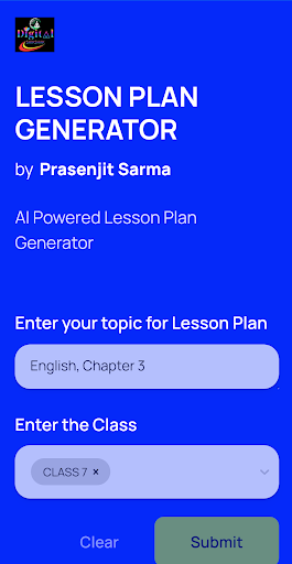 Lesson Plan Creator AI Screen 2