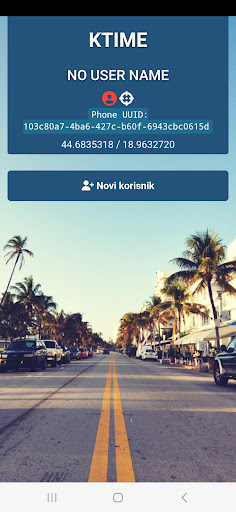 Android application KTIME screenshort