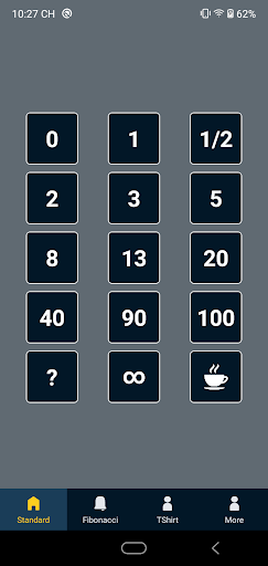 Scrum Poker Cards Screen 2