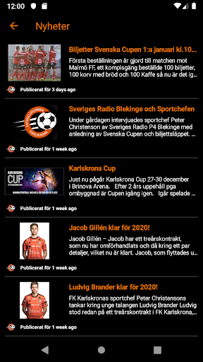 FK Karlskrona Screen 3