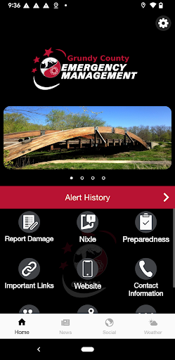 Android application Grundy County EMA screenshort