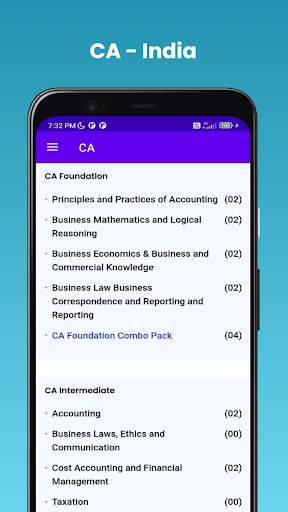 Gyanji - CA, CPA-USA, CMA-USA Screen 2