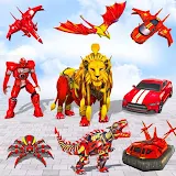 Lion Jet Multi Robot Car Game icon