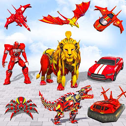 ಐಕಾನ್ ಚಿತ್ರ Lion robot game - multi robots
