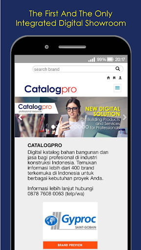 Android application Catalogpro - Building Products screenshort