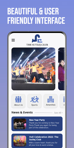 Android application Sutlej Club | Ludhiana screenshort