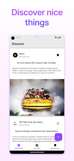 Android application Bro.Fans - Your News Builder screenshort