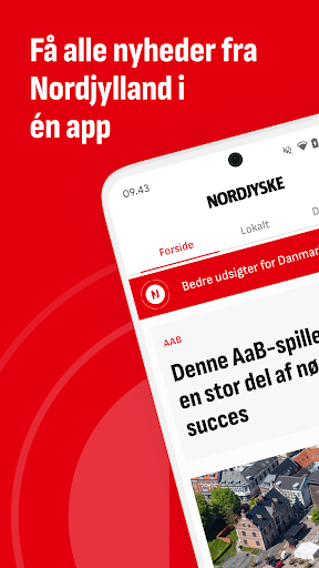 Android application Nordjyske screenshort