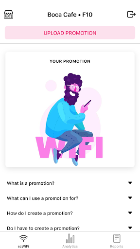 Android application ezWiFi screenshort