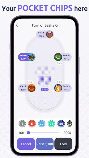 Android application Pocket Chips - poker counter screenshort