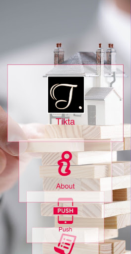 Android application Tikta. screenshort