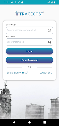 TraceCost App Screen 2