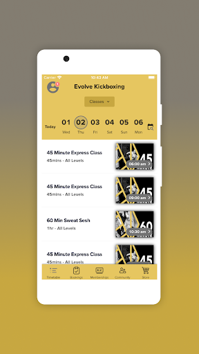 Evolve Kickboxing Screen 3
