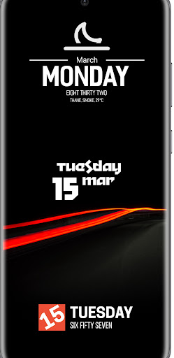 70+ Time Widgets for KWGT Screen 2