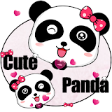 Cute Panda Theme Live Wallpaper icon