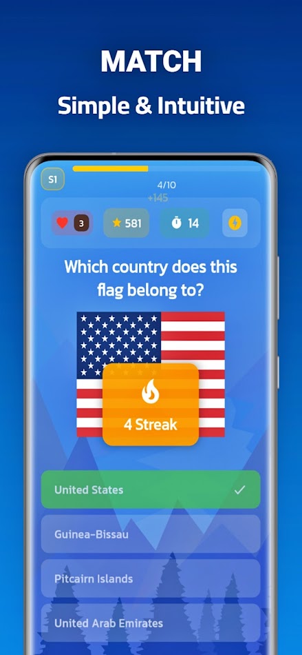 #2. World Quiz - Flags & Capitals (Android) Ved: DangunDad