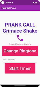 Grimace Shake Fake Video Call